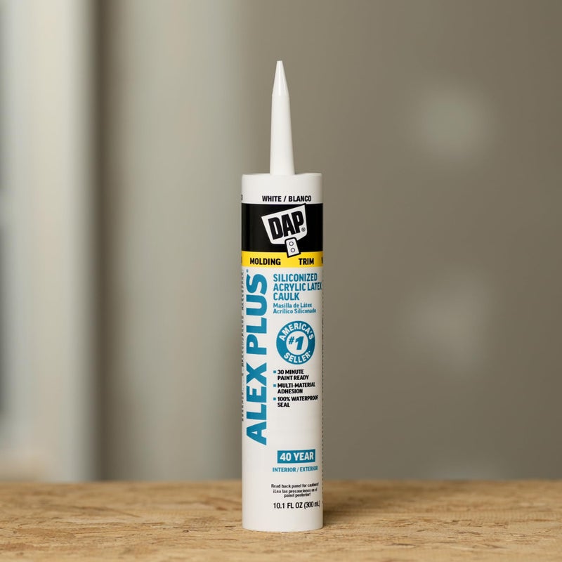 Dap CAULK ALEX + W&D WHT 5.5OZ, Pack of 4 - Image 3